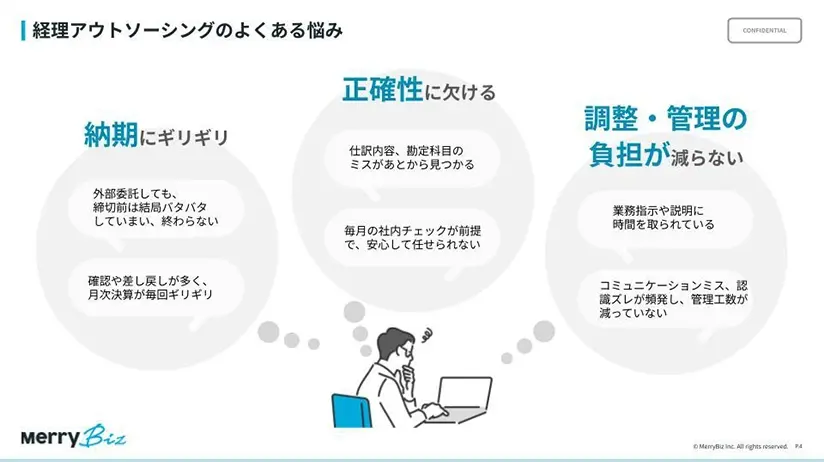 その経理アウトソーシング、なぜ失敗する？経理業務改善ガイド P3