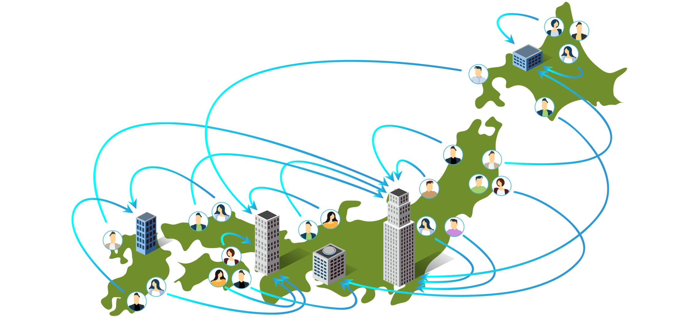 バーチャル経理アシスタントイメージ図